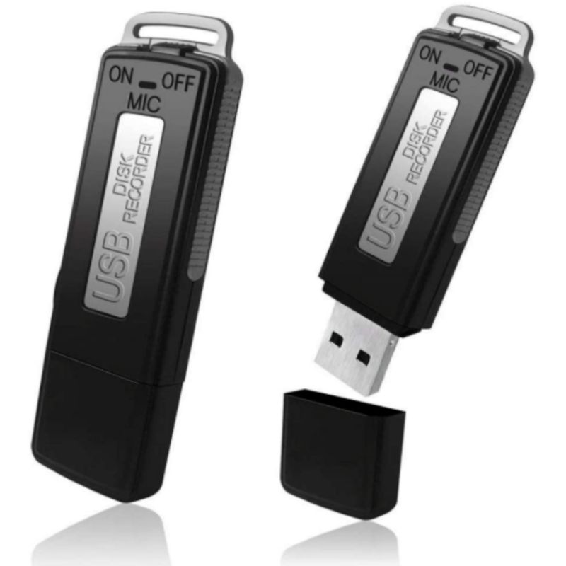 Mini Grabadora MN Electronics de Voz Espia USB 16gb Grabacion en Alta  Calidad Metalico Elegante V1